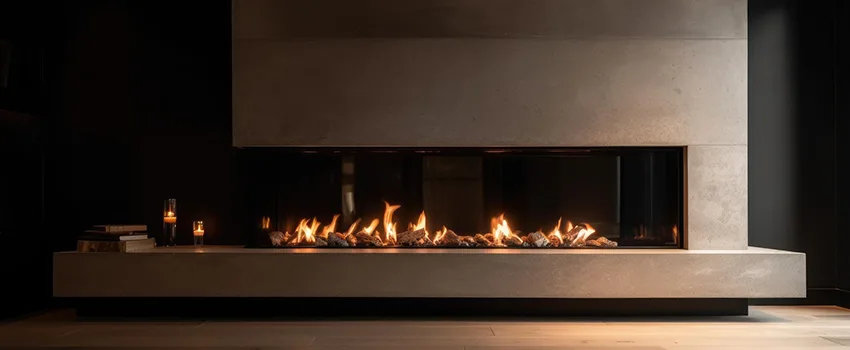 Gas Fireplace Ember Bed Design Services in The Villages, Florida