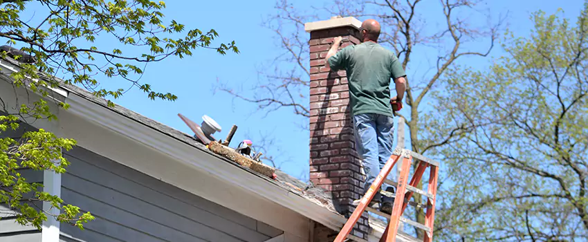 Vinyl and PVC Chimney Flashing Installation in The Villages, FL