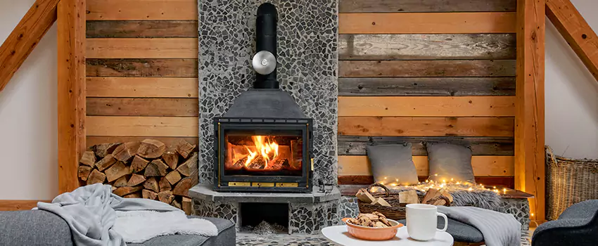 Thelin Hearth Products Direct Vent Gas Stove Fireplace Inspection in The Villages, Florida